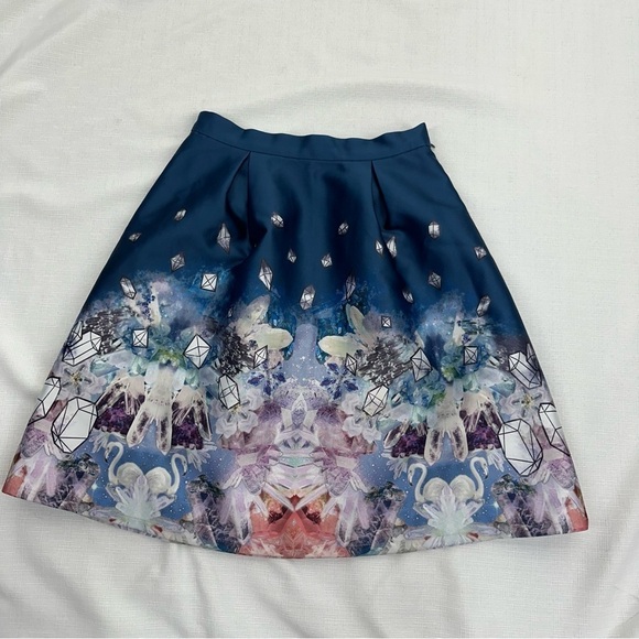 Bread n Butter size P XS Blue Diamond Swan Full Skirt - Picture 10 of 14